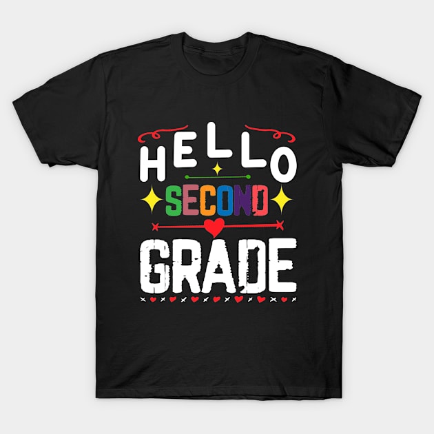 Hello Second Grade - Back to school T-Shirt by SILVER01